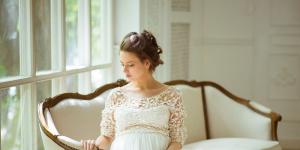 Красивые свадебные платья для беременных (50 фото) — Лучшие фасоны для стильных невест Свадебное платье на 7 месяцев беременности